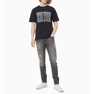 Calvin Klein pánské černé tričko Box - XXL (BAE)